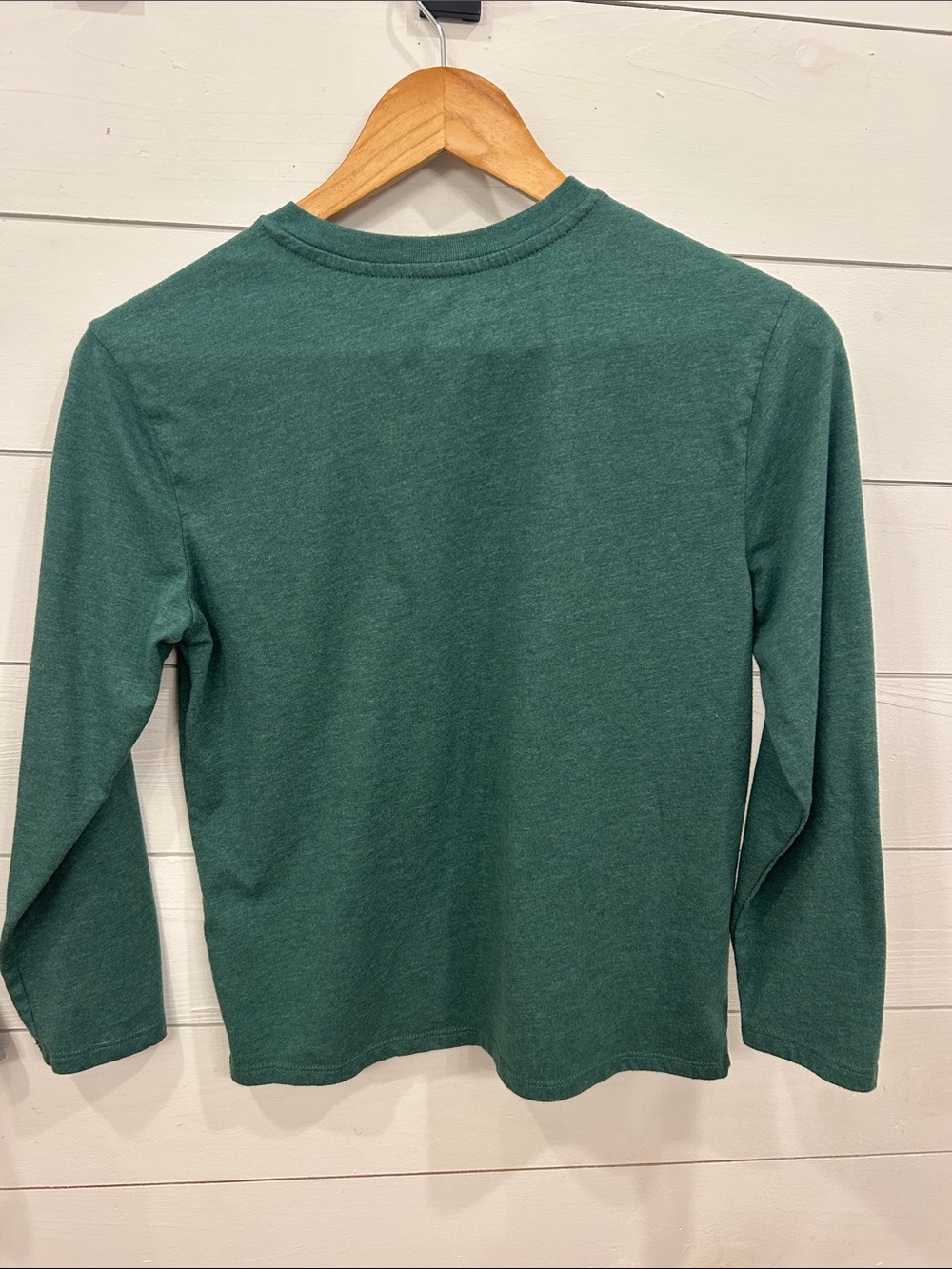 Assorted Boys L-10/12 Long-Sleeve Tops - Green, Maroon, Cream, White, Plaid - Picture 10 of 16